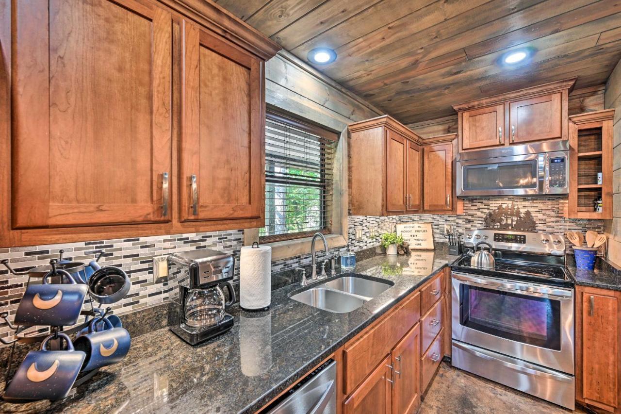Luxe Broken Bow Cabin With Tesla Charging Station Stephens Gap Exterior photo
